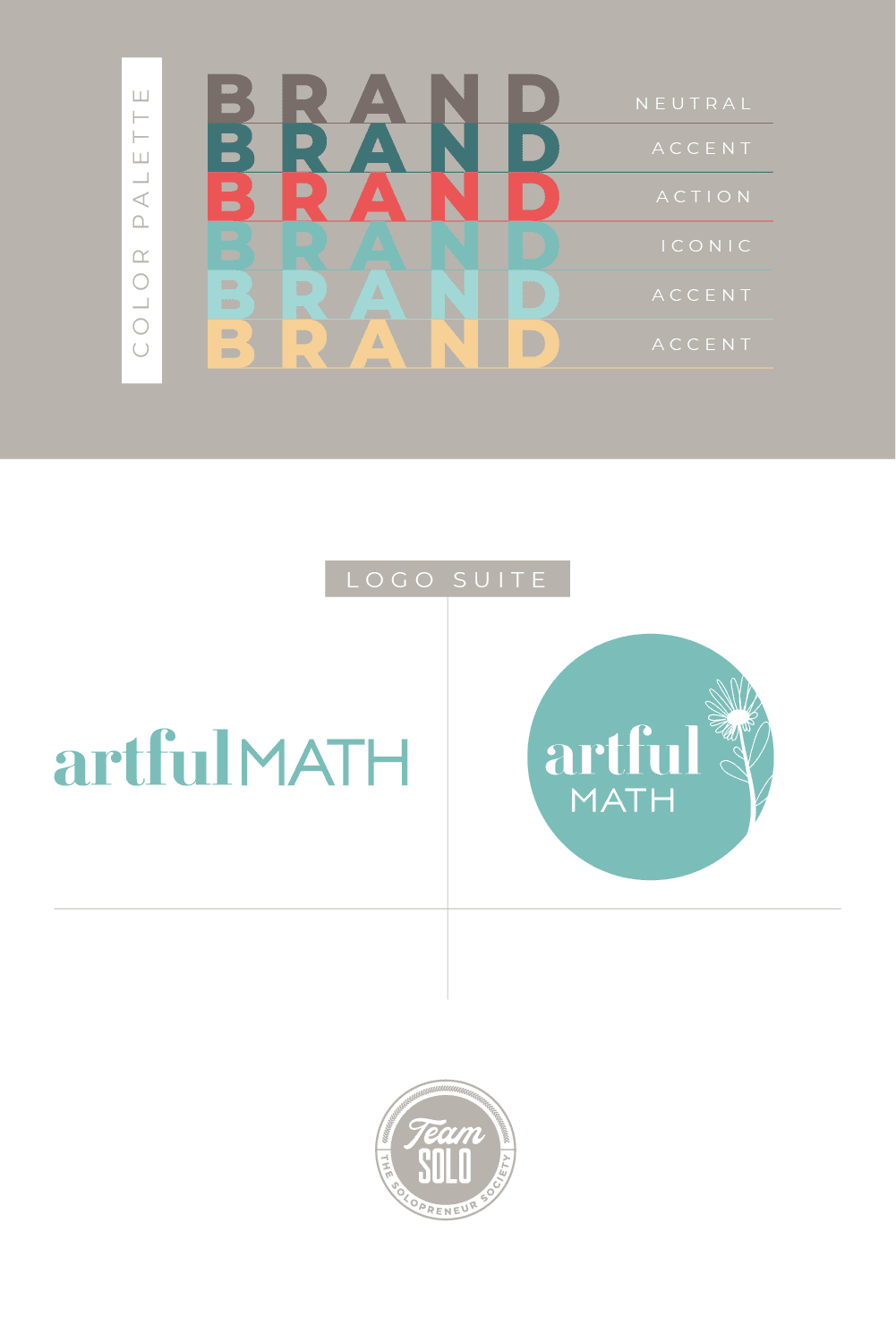 Artful Math Brand Identity Design