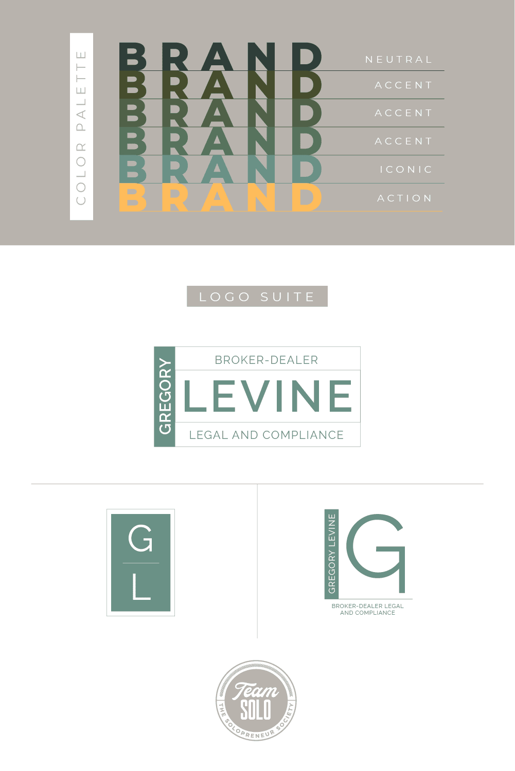 Gregory Levine Law Brand Identity Design