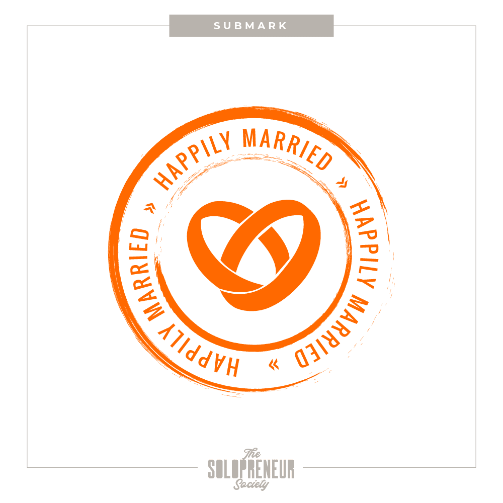 Happily Married Brand Identity Submark Logo