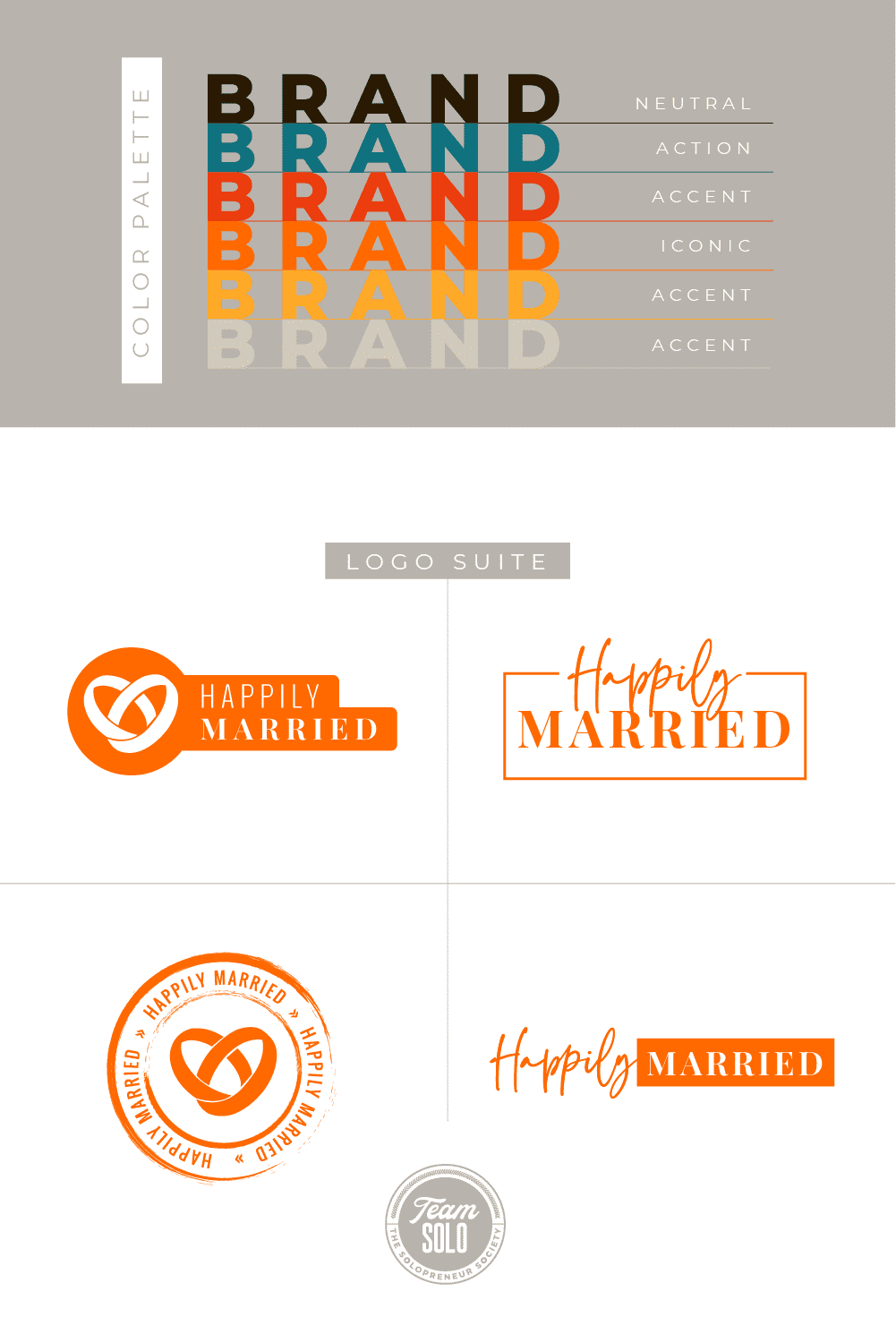 Happily Married Brand Identity Design