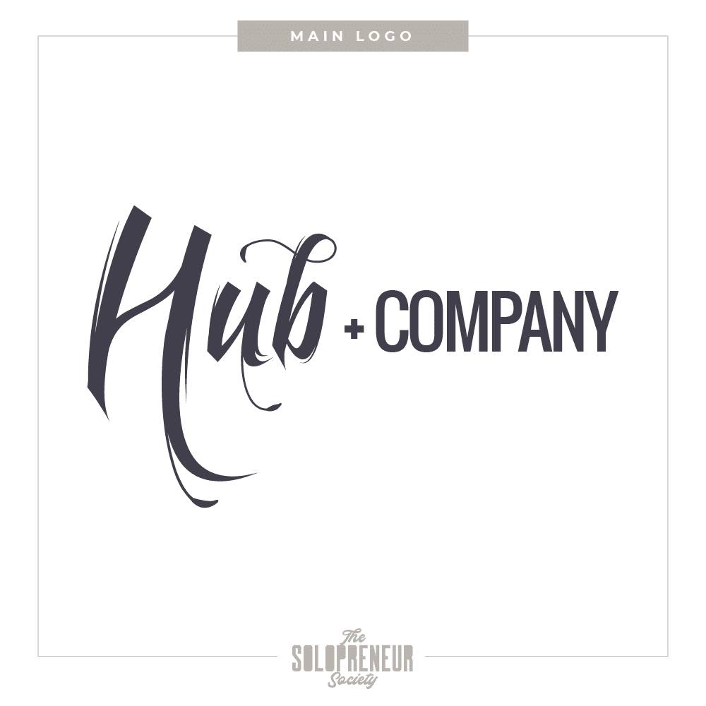 Hub + Company Brand Identity Logo Design