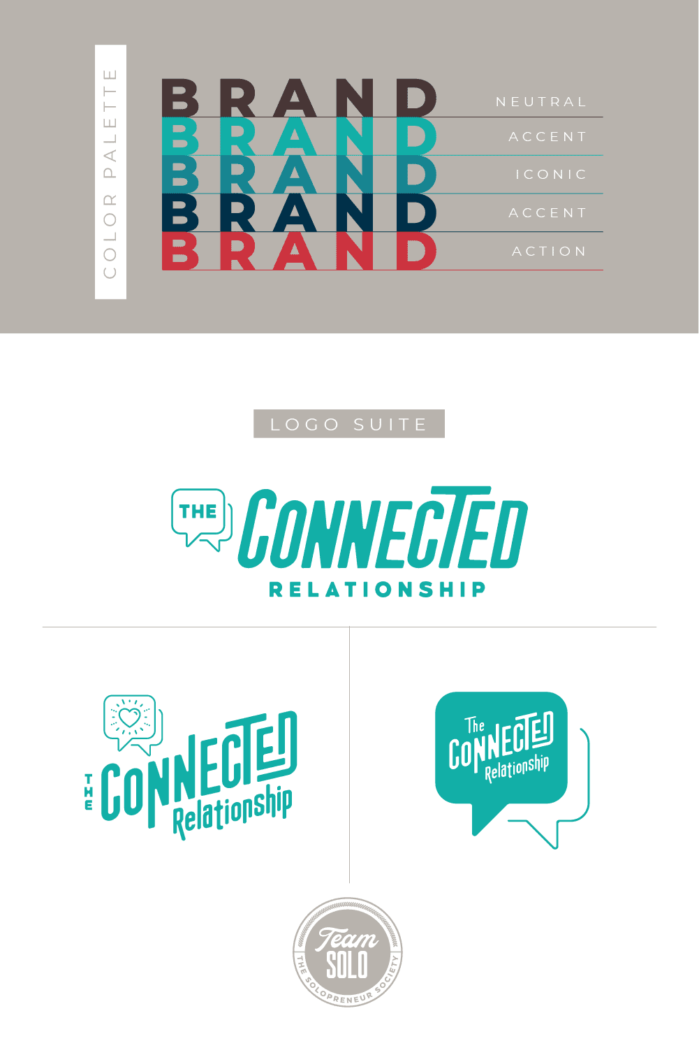 The Connected Relationship Brand Identity Design
