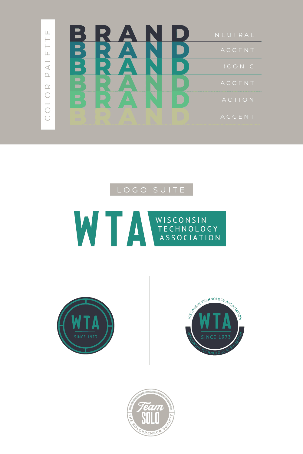 Wisconsin Technology Association Brand Identity Design
