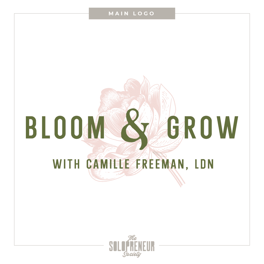 Bloom & Grow Brand Identity Main Logo