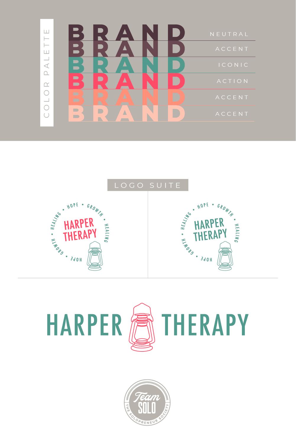 Harper Therapy Brand Identity Design