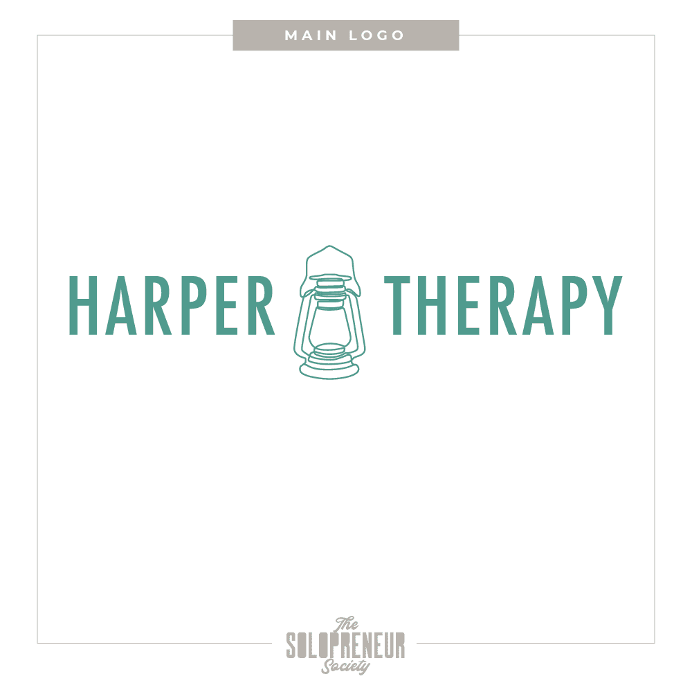 Harper Therapy Brand Identity Main Logo